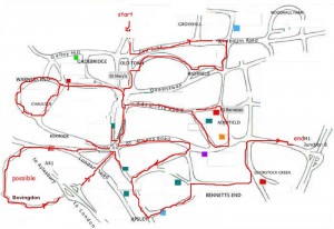 Possible route through Hemel and maybe Bovingdon?