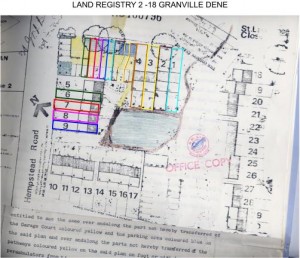 2-18 Granville Dene, Land Registry drawing